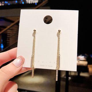 Fringed Earring E1648 - Gold - One Size