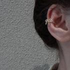 Bow Alloy Cuff Earring 1 Piece - E3134 - Gold - One Size