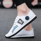 Lettering Lace-up Casual Shoes
