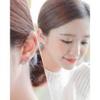 Rhinestone Star Ear Stud Set Of 6pcs One Size