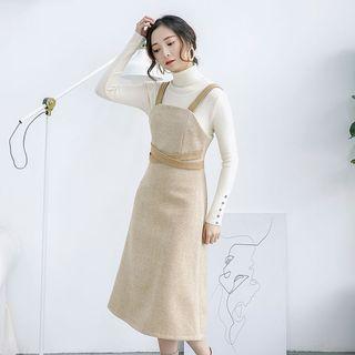 High Waist Sleeveless A-line Dress