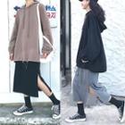 Long Sleeve Hooded Top / A-line Skirt