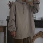 Hooded Pocket Detail Windbreaker