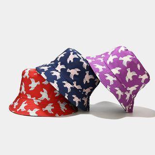 Pigeon Print Bucket Hat