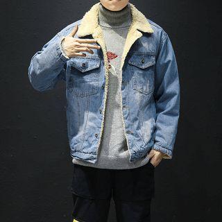 Dog Graphic Denim Jacket