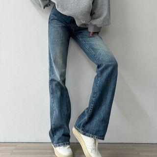 High Wasit Bootcut Jeans