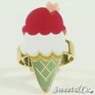 Mini Fuchsia Ice-cream Gold Ring
