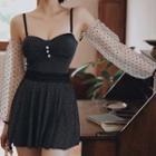 Removable Sleeve Swimdress