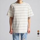 Couple Boxy-fit Striped T-shirt