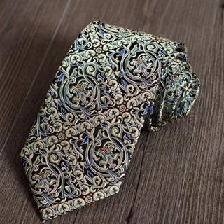 Patterned Silk Neck Tie Zs74 - One Size
