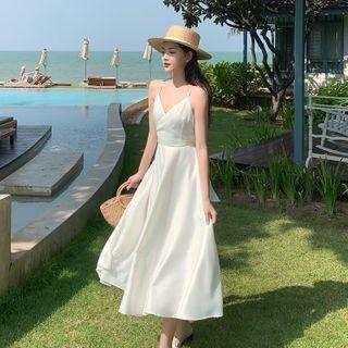 Cross-back Midi Sundress