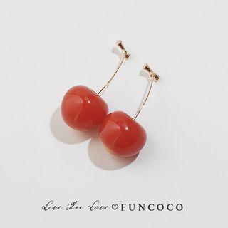 Cherry Earrings As Shown In Figure - One Size