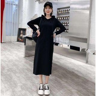 Plain Midi Hoodie Dress (various Designs)