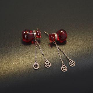 Lucky Bag Drop Earrings