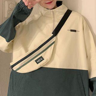 Set: Two Tone Sweatshirt + Crossbody Bag