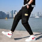 Striped Panel Cargo Pants