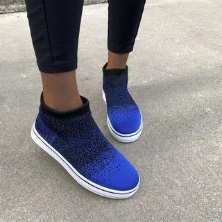 Printed Knit Sneakers