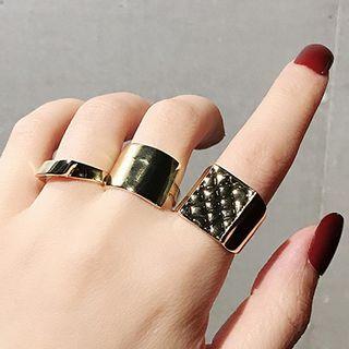 Geometric Alloy Ring / Set
