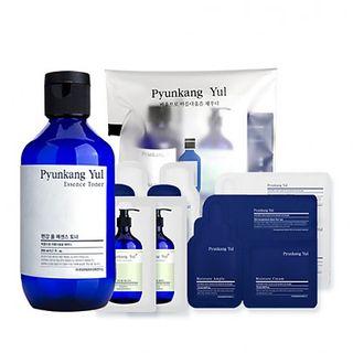 Pyunkang Yul - Essence Toner 200ml Pouch Set A: Essence Toner 200ml + Pouch Sample 2 Types + Ato Lotion Sample + Ato Cleanser Sample 5pcs