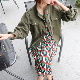 Fringed-trim Jacket