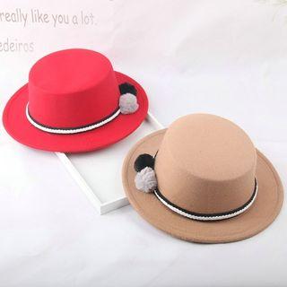 Bobble Flat Top Hat