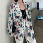 Floral Blazer As Shown In Figure - One Size