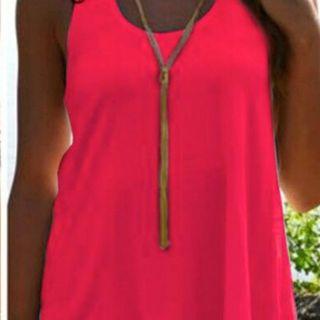 Sleeveless Paneled Cutout-back Top