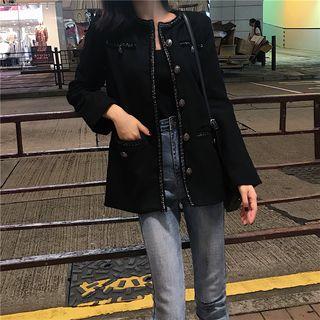 Long-sleeve Single-breasted Jacket