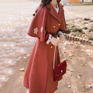Short-sleeve Floral Embroidered Jacket