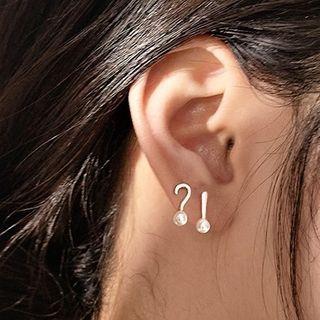 Question / Exclamation Mark Alloy Earring