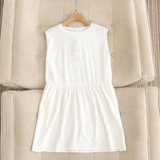Plain Sleeveless Tunic Top