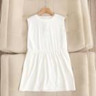 Plain Sleeveless Tunic Top