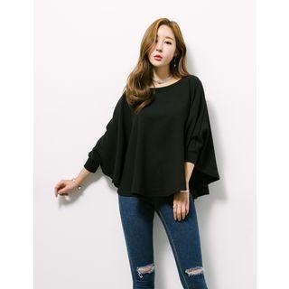 Dolman-sleeve A-line Top