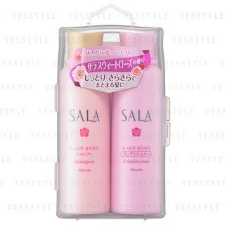 Kanebo - Sala Hair Mini Set (sweet Rose Scent): Shampoo 55ml + Conditioner 55ml 2 Pcs