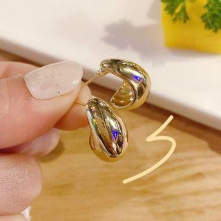 Bead Earring 1 Pair - Gold - One Size