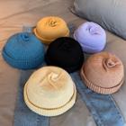 Plain Linen Cotton Brimless Hat