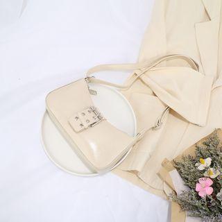 Grommet Buckled Crossbody Bag