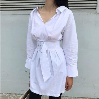 Open Back Long Shirt