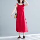 Plain Cotton Tank Dress