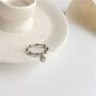 Alloy Heart Ring Silver - One Size
