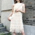 Halter Fringe Dress