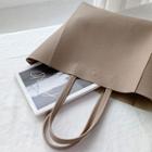 Pleather Large Tote