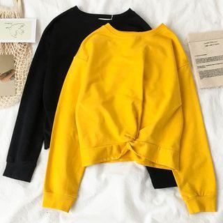 Twisted Crop Pullover