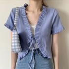 Short-sleeve Light Jacket / Camisole Top