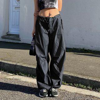 Harem Lace-up Pants