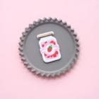 Strawberry Milk Embroidered Patch / Brooch