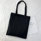 Plain Canvas Tote Bag As Shown In Figure - One Size