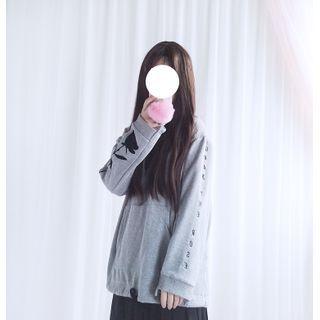 Rose Embroidery Hoodie