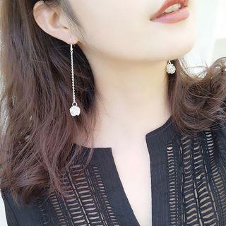 Bird Nest Hook Drop Earring 1 Pair - Silver - One Size
