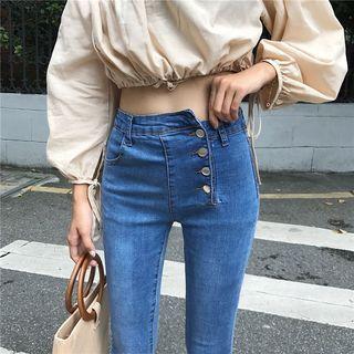 High-waist Slim Fit Jeans